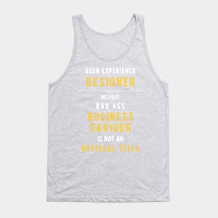 User Experience Design Tank Top